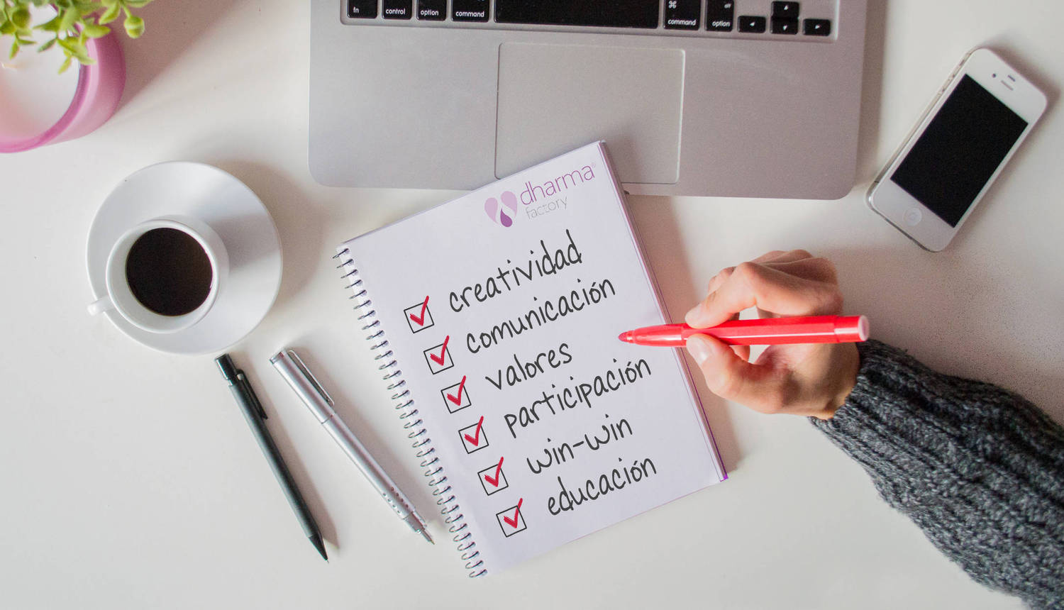 Creatividad, comunicación, valores, participación, win-win, educación